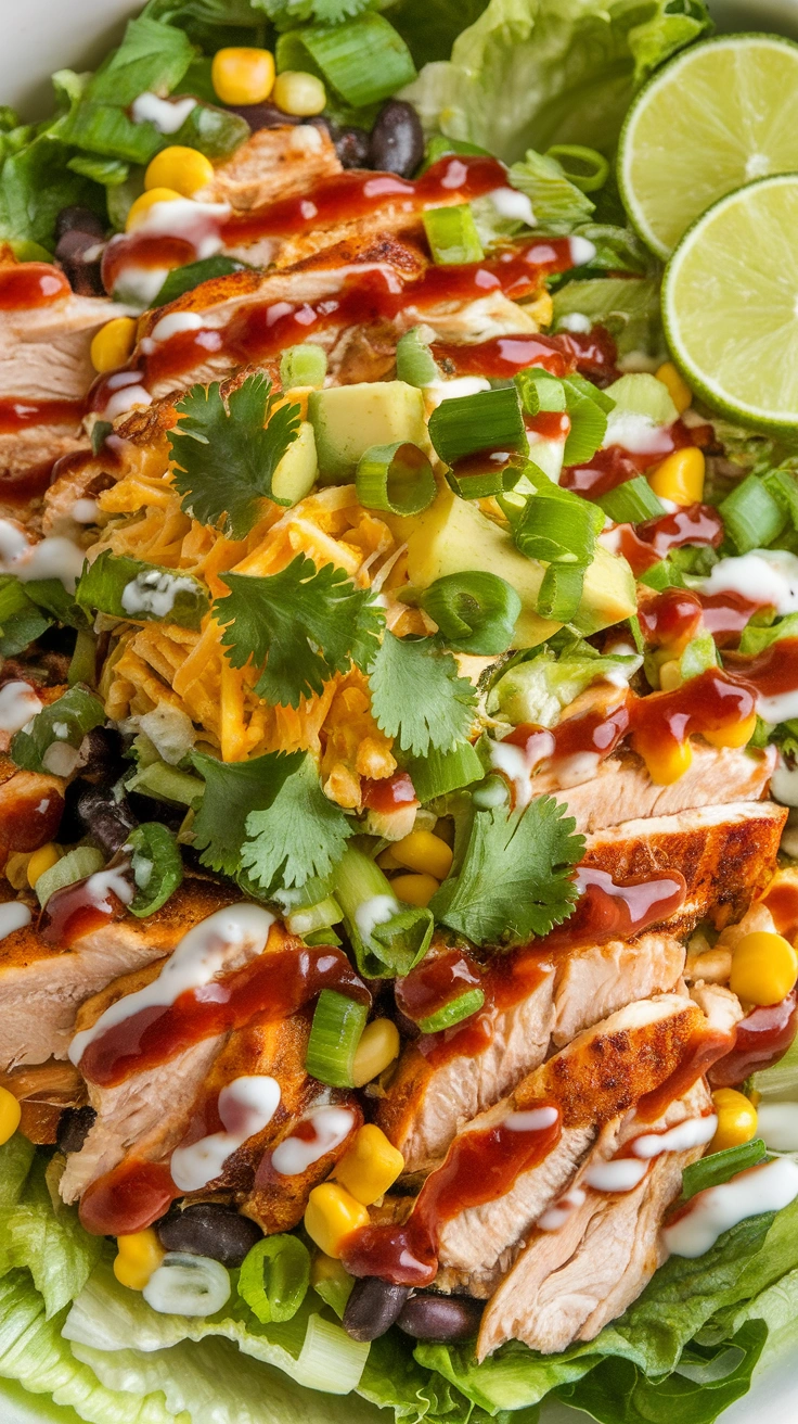 BBQ Chicken Salad (CPK Copycat)