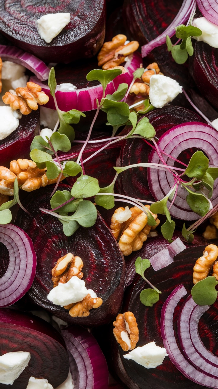 Roasted Beet Salad with Goat Cheese