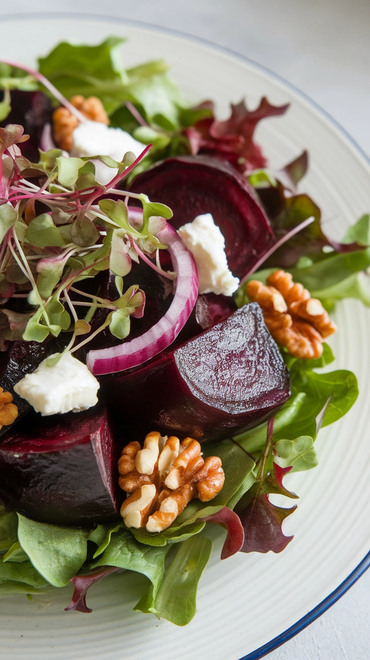 Roasted Beet Salad with Citrus Vinaigrette