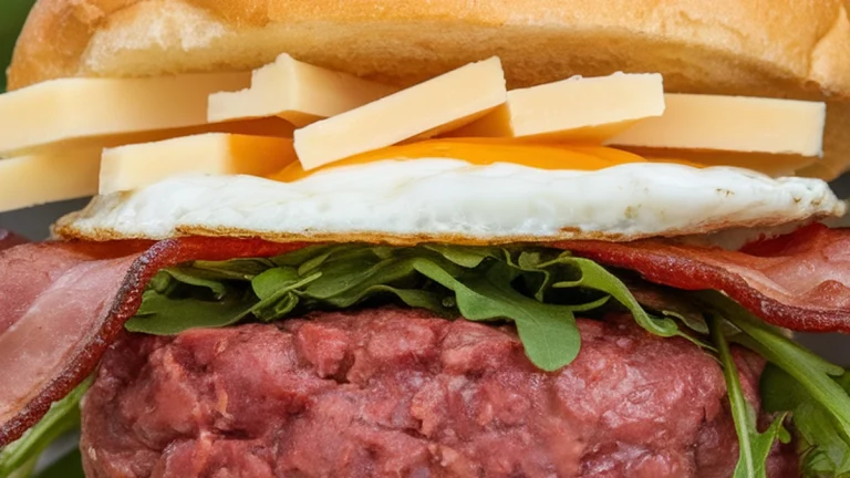 Breakfast Burger Recipe - Featured