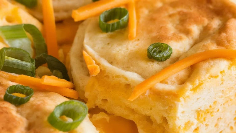 Breakfast Casserole with Biscuits Recipe - Featured