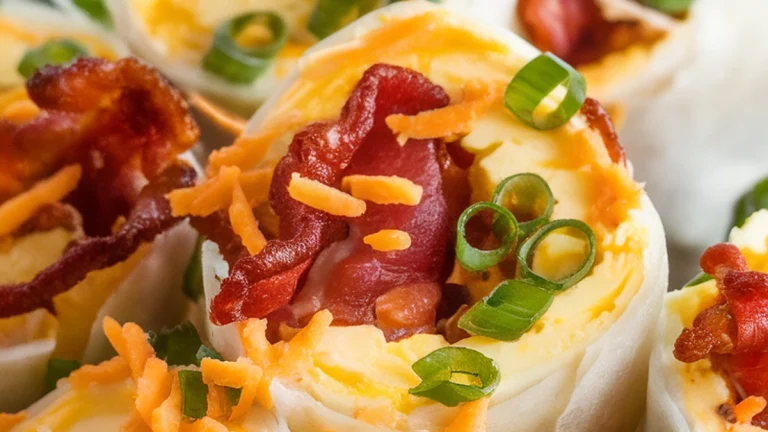 Breakfast Egg Rolls - Featured