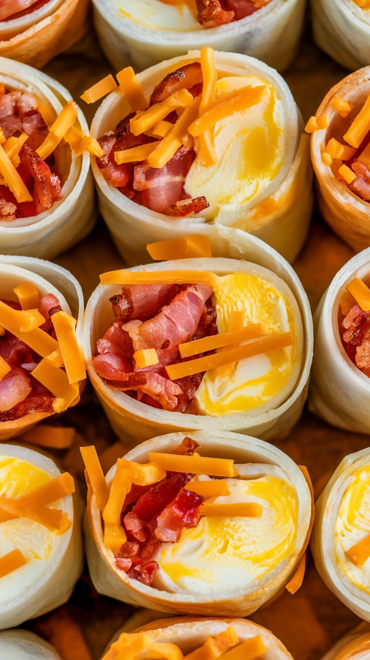 Crispy Breakfast Egg Rolls
