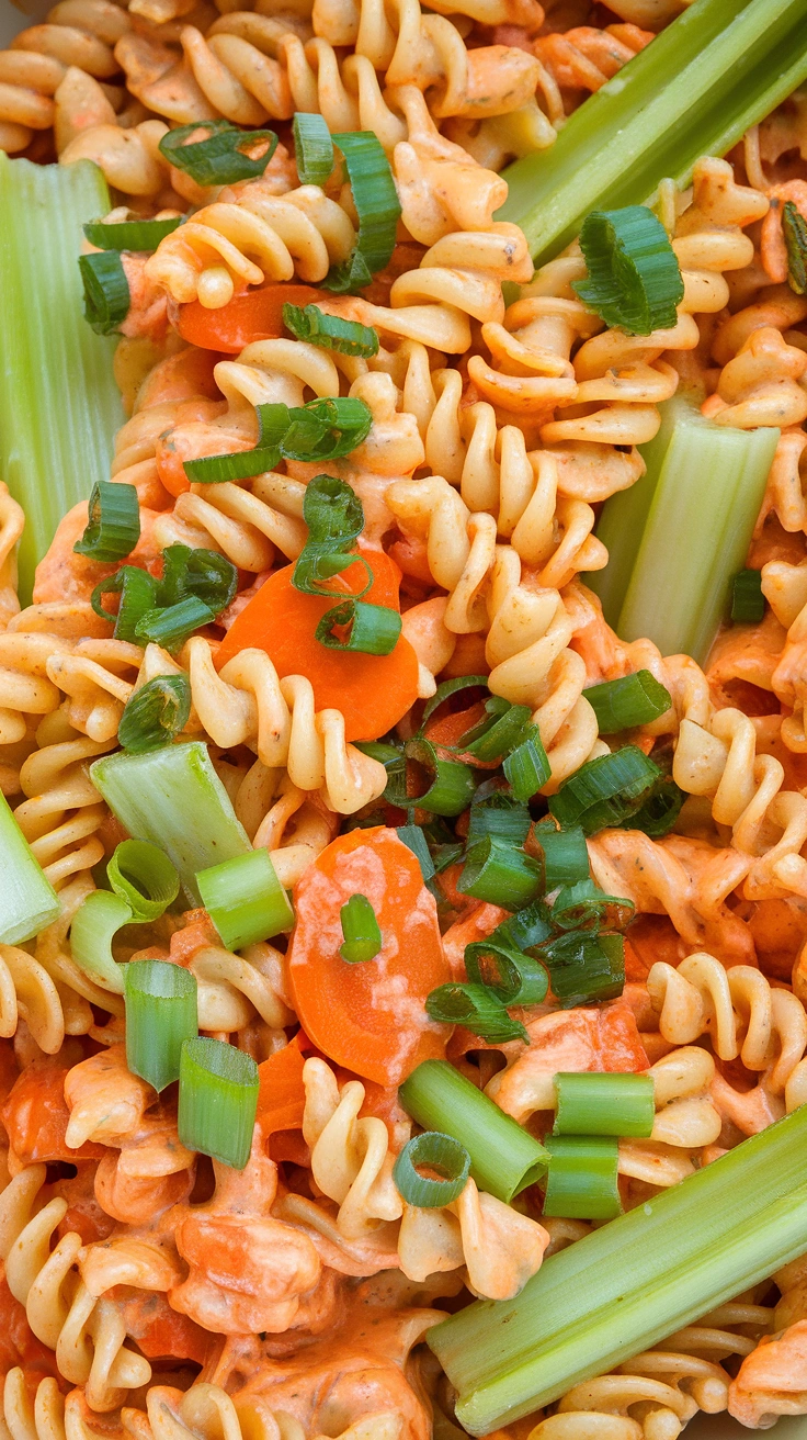 Creamy Buffalo Chicken Pasta Salad