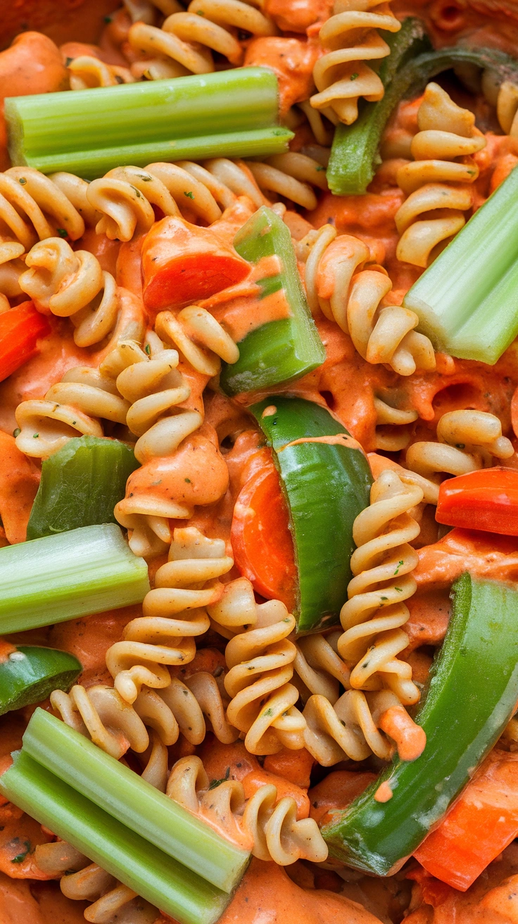 Buffalo Chicken Pasta Salad