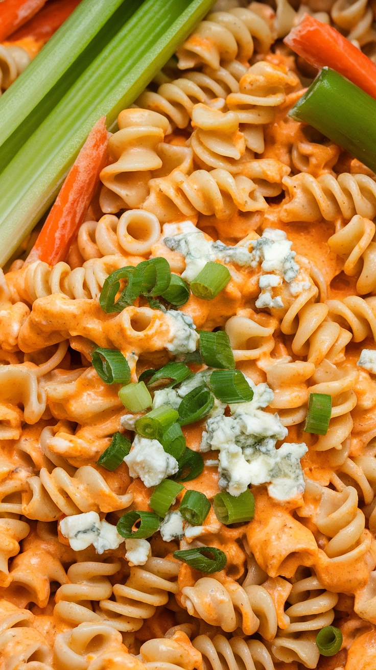 Buffalo Ranch Pasta Salad