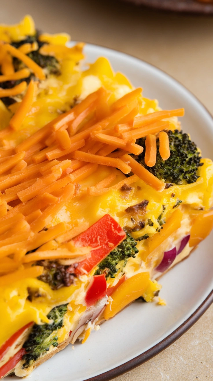 Cheesy Vegetable Breakfast Casserole