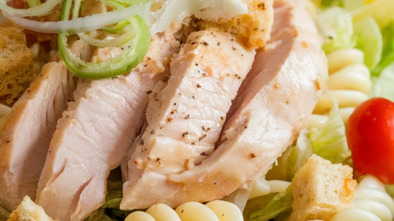Chicken Caesar Pasta Salad - Featured
