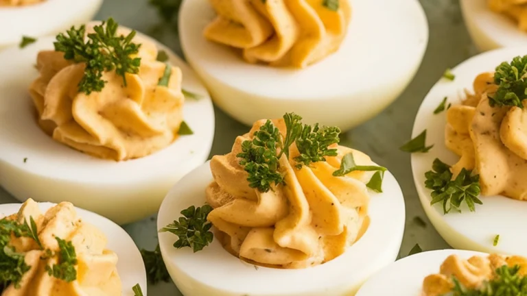 Classic Deviled Eggs Recipe - Featured