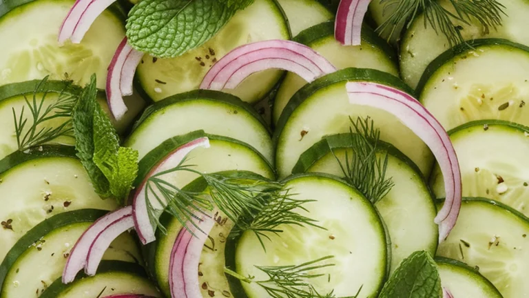 Cucumber Salad - Featured