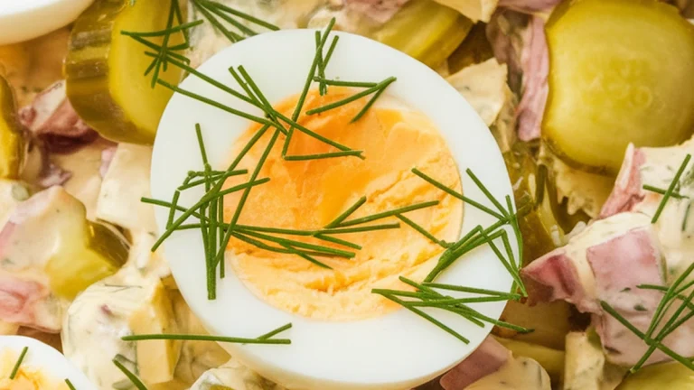 Egg Salad with Pickles - Featured