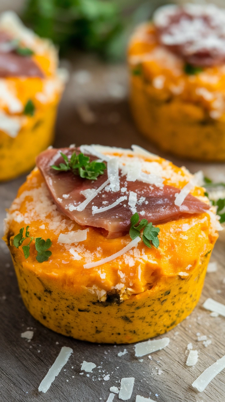 Low-Carb Anchovy and Egg Frittata Muffins