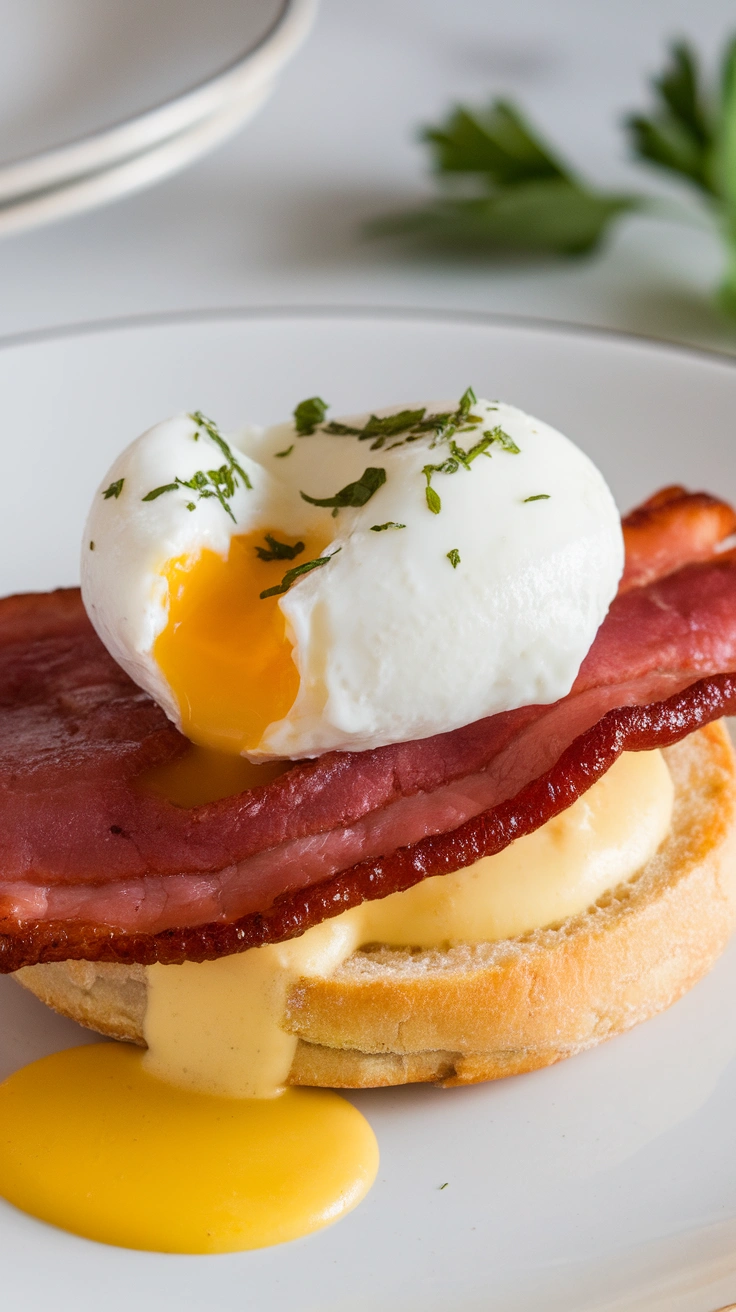 Eggs Benedict with Hollandaise Sauce