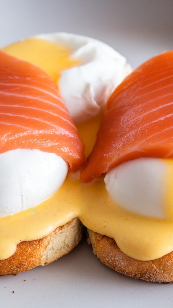 Smoked Salmon Eggs Royale Muffins