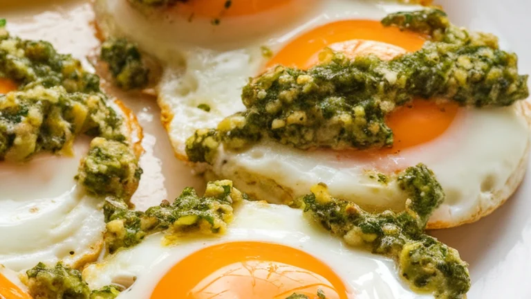 Fried Chimichurri Eggs - Featured