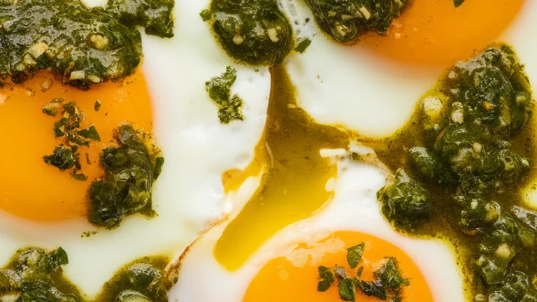 Fried Chimichurri Eggs - Featured