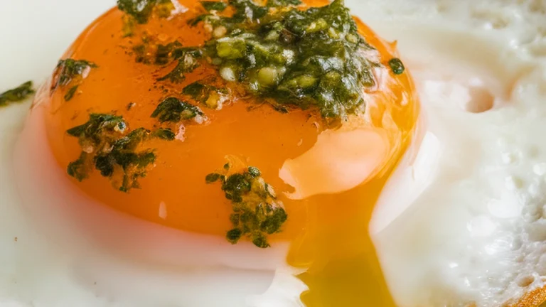 Fried Chimichurri Eggs - Featured