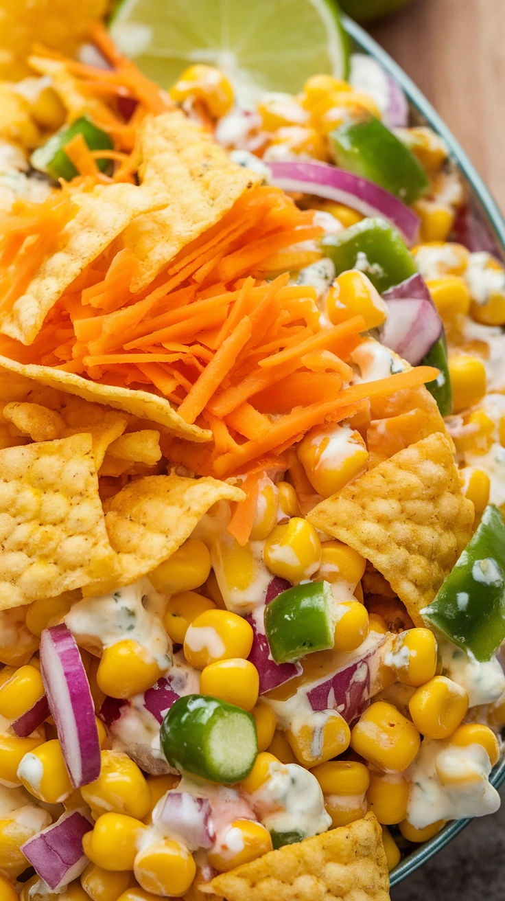 Crunchy Corn Salad with Fritos Chips