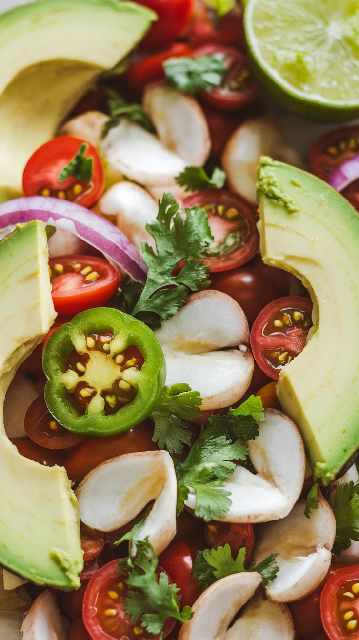 Hearts of Palm and Avocado Salad