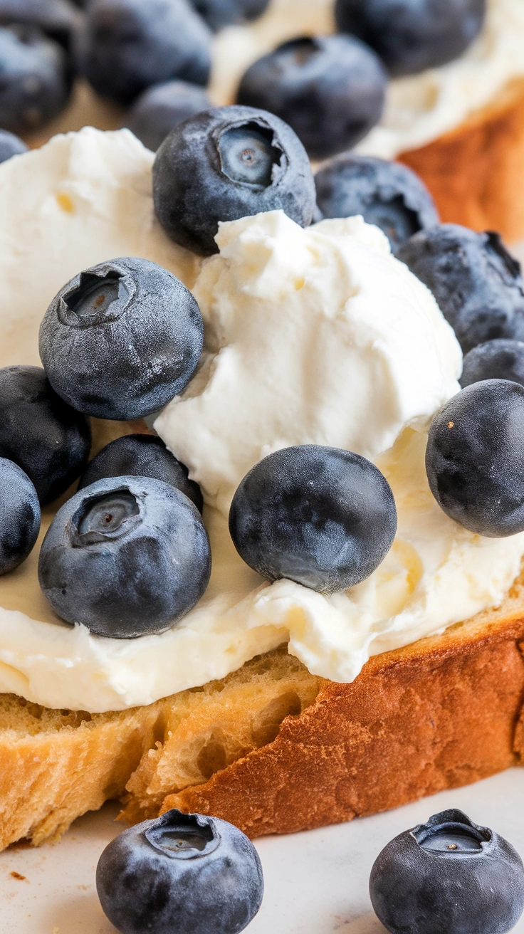 High-Protein Cottage Cheese Cheesecake Toast