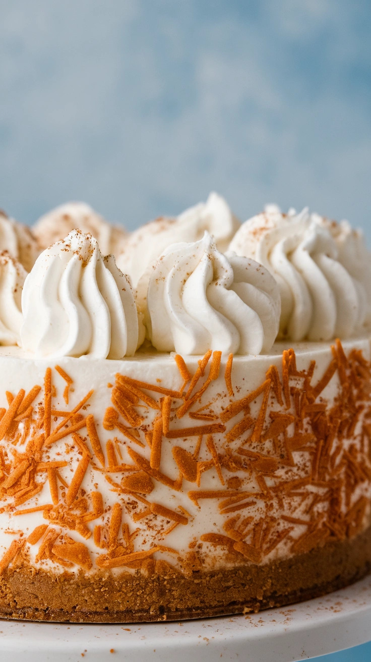 High-Protein Snickerdoodle Cottage Cheese Cheesecake