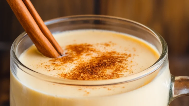 Homemade Eggnog - Featured