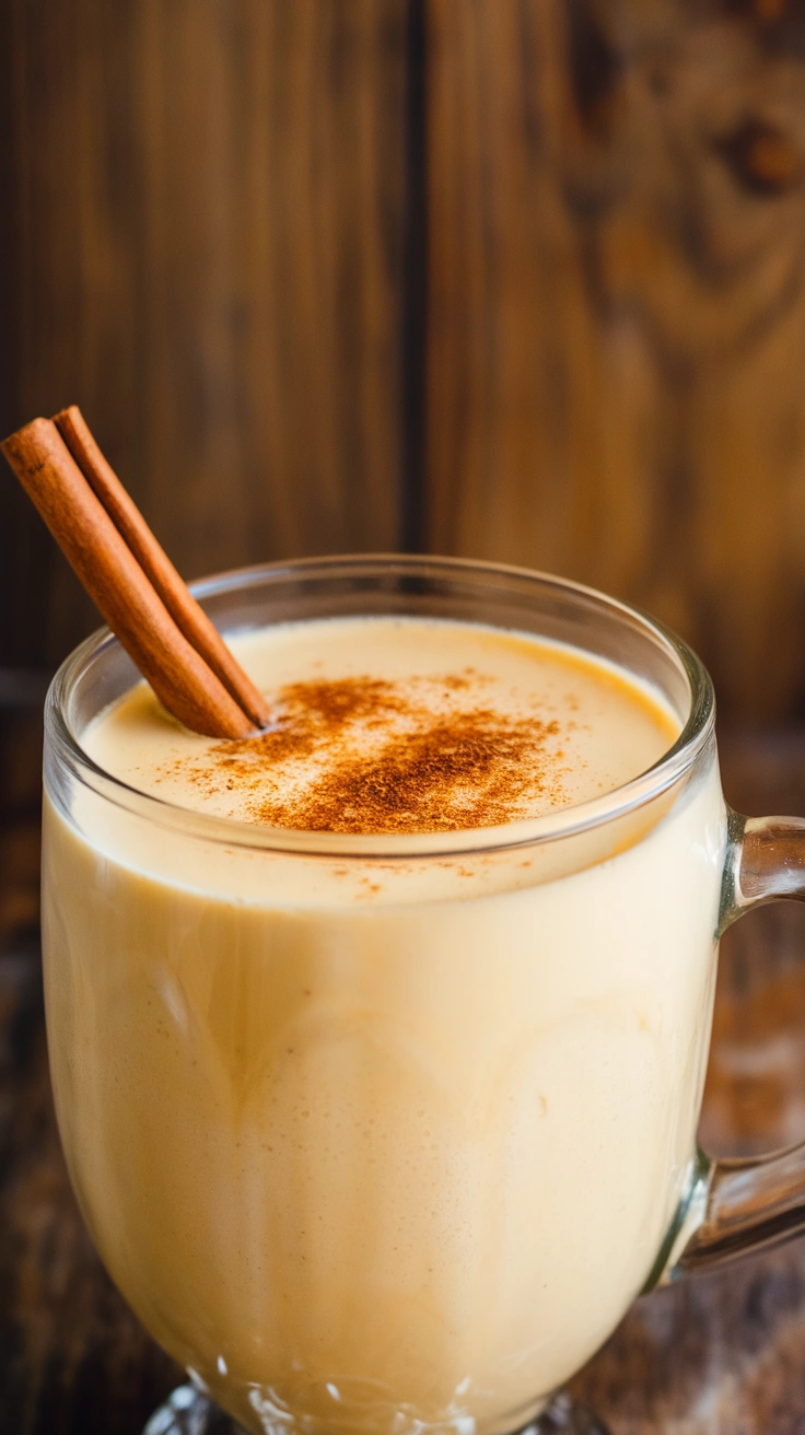 Rich Homemade Eggnog
