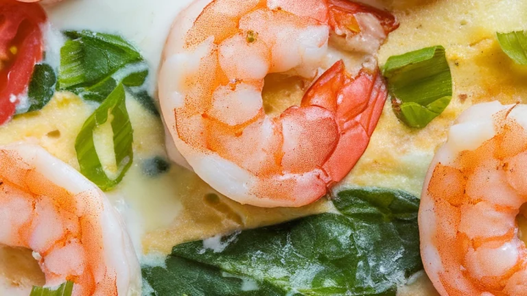 Italian Shrimp Omelette recipe - Featured
