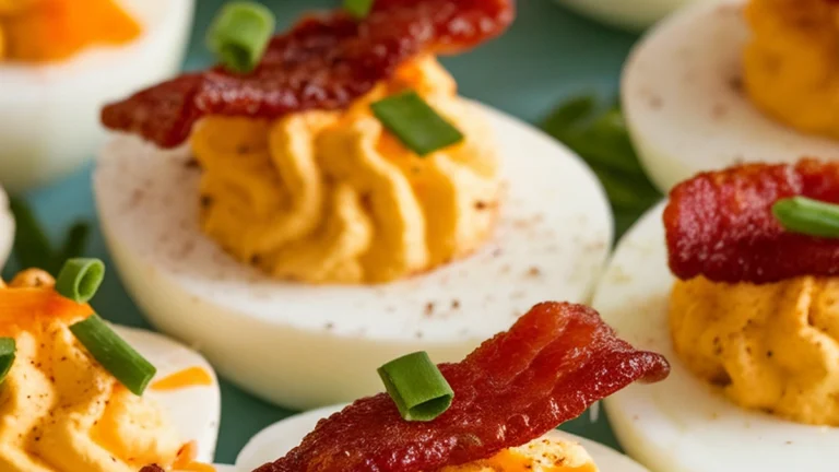 Keto Deviled Eggs - Featured