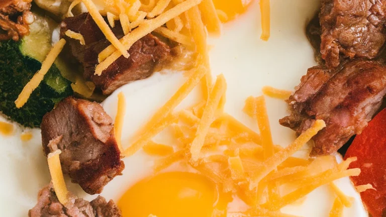 Keto Egg Bake with Cream Cheese - Featured