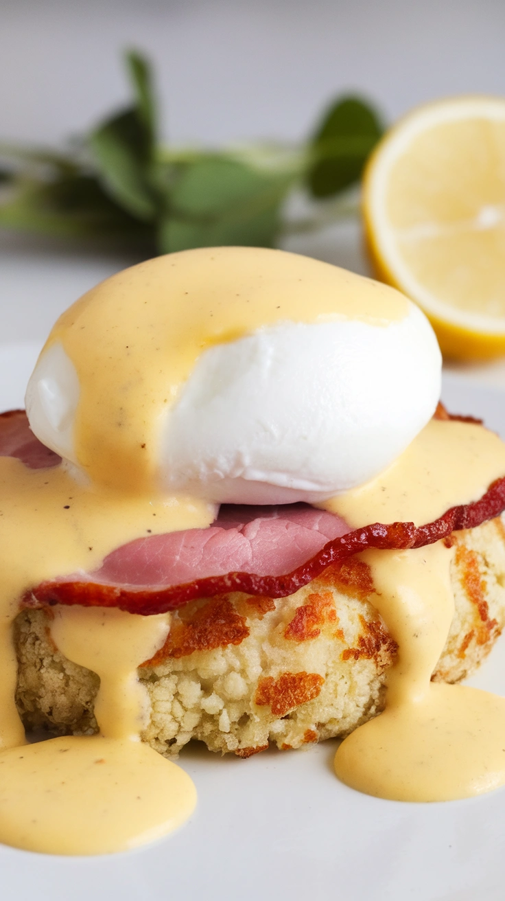 Low-Carb Keto Eggs Benedict