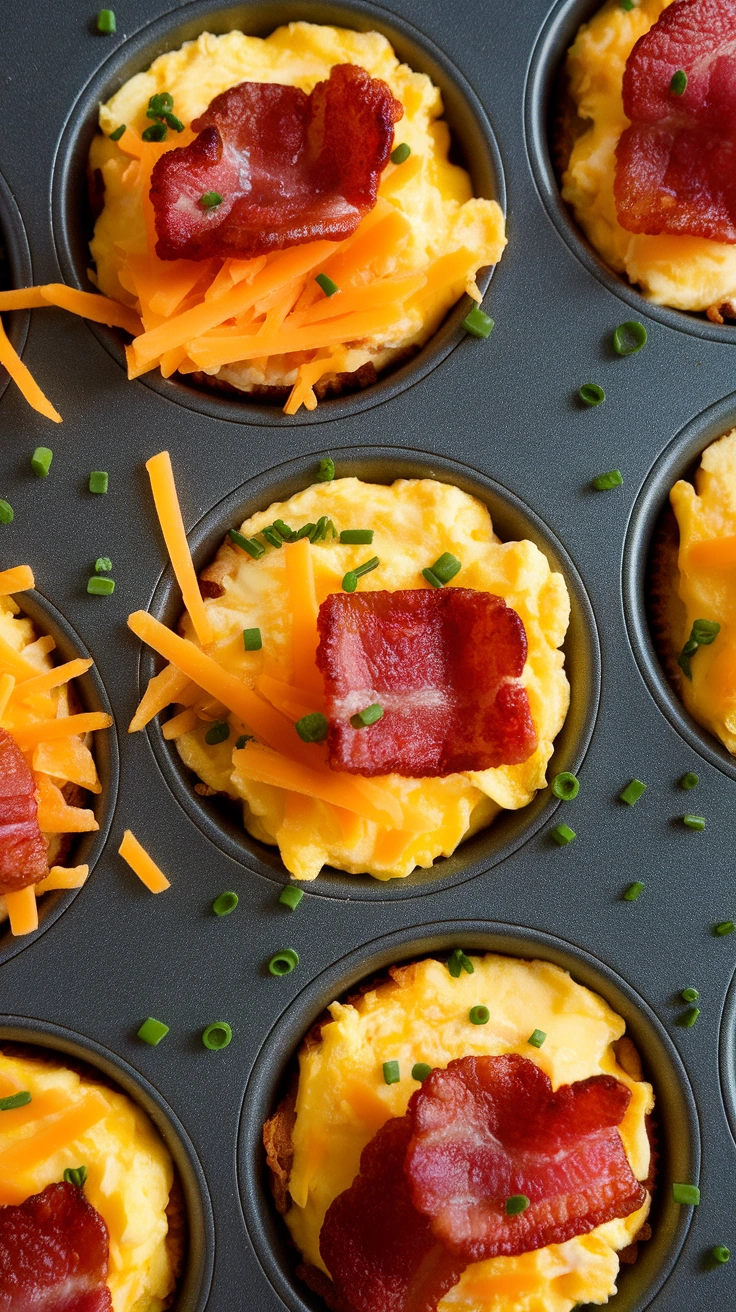 Hash Brown and Scrambled Egg Cups