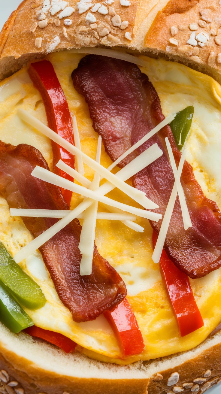 Omelette in a Hole Toast