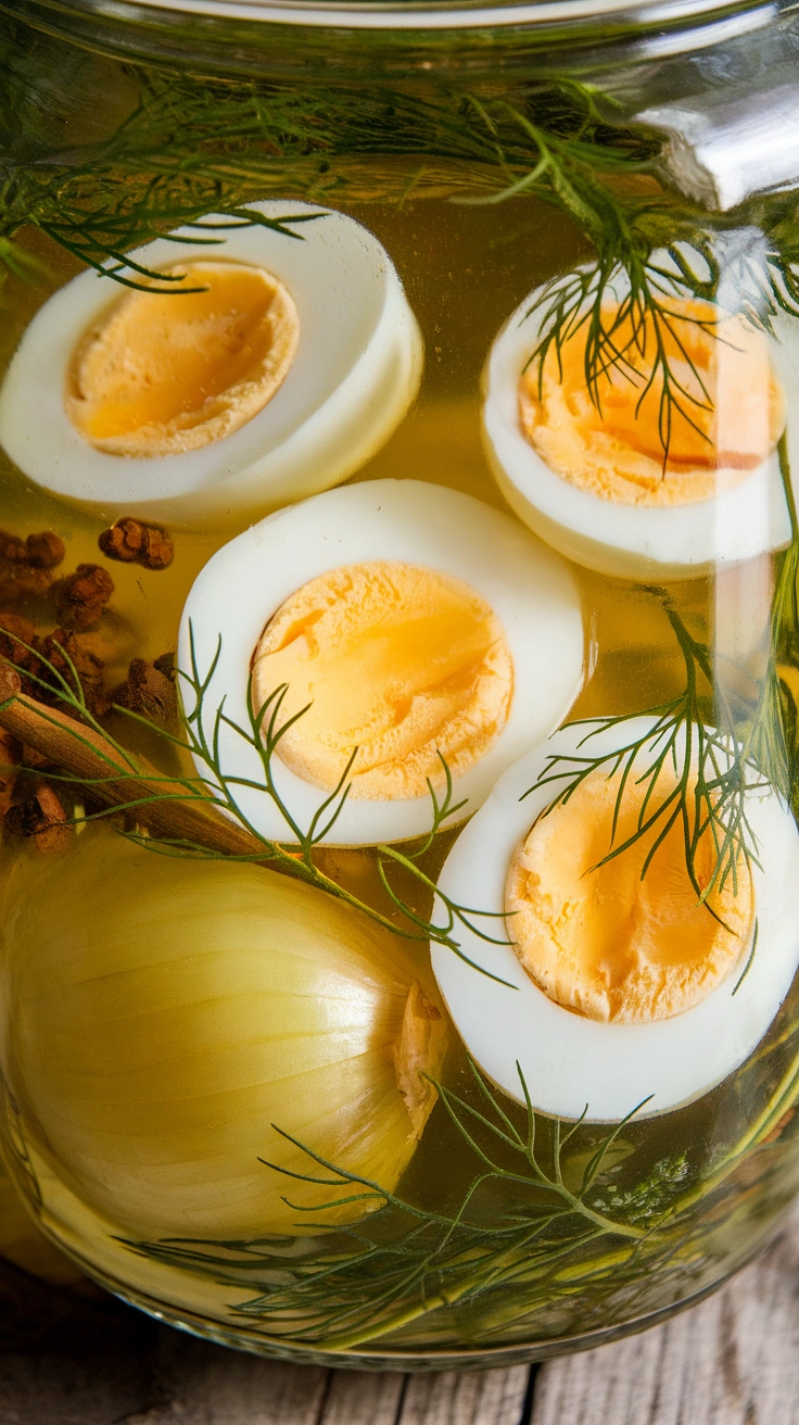 Old-Fashioned Jarred Pickled Eggs