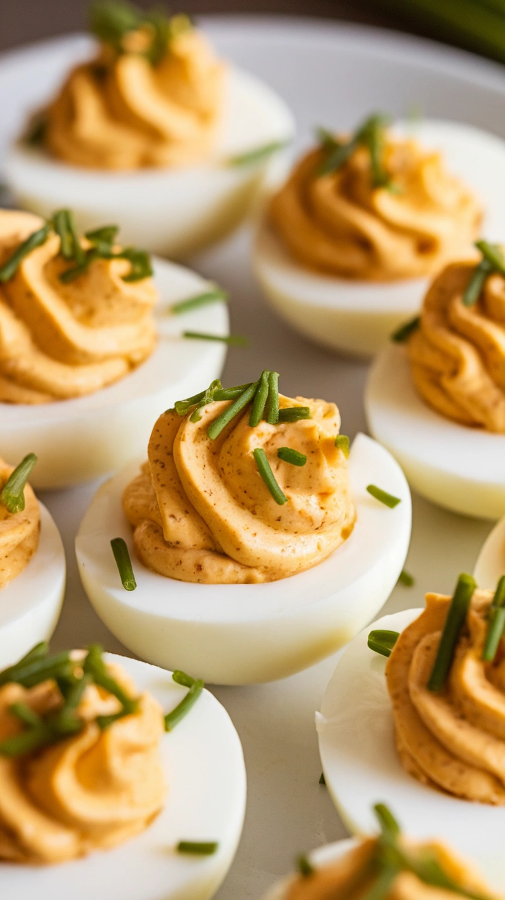 Southern Pimento Cheese Deviled Eggs