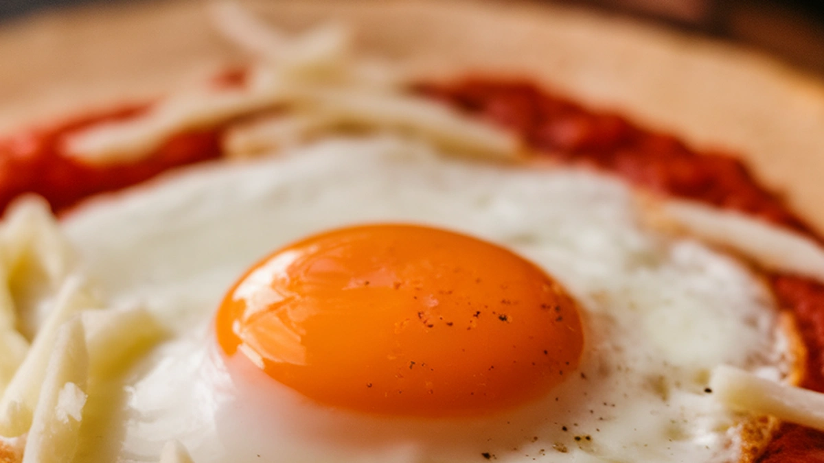 Pizza Fried Egg on a Tortilla - Featured