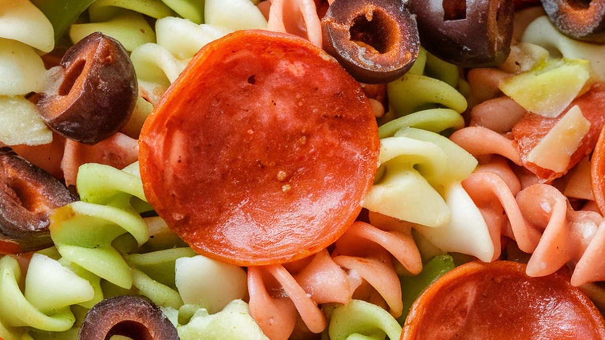 Pizza Pasta Salad - Featured