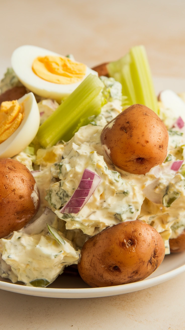 Potato Salad with Hard-Boiled Eggs