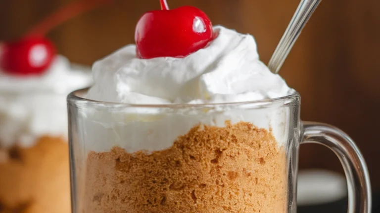 Protein Mug Cake - Microwave Recipe - Featured