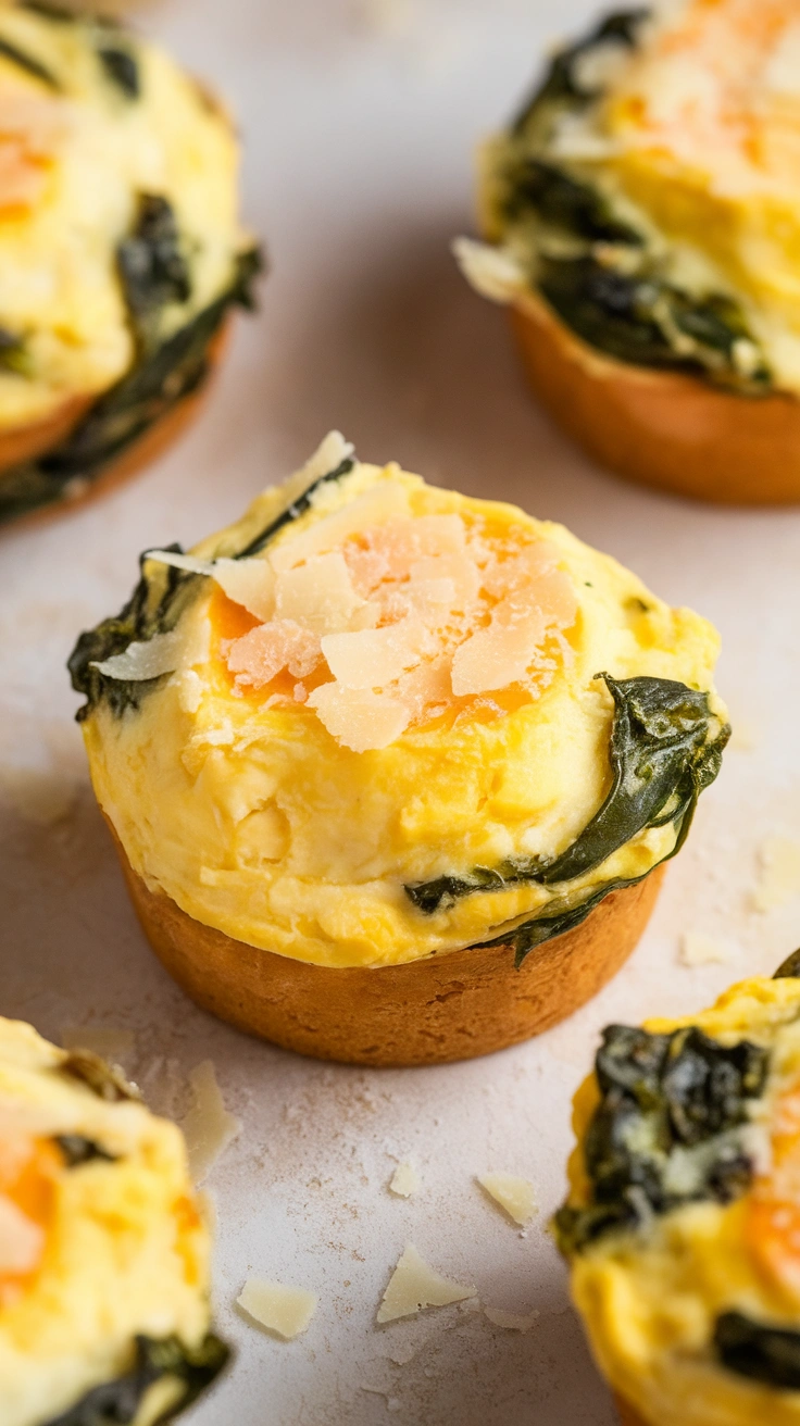 Quiche Florentine Egg Muffins