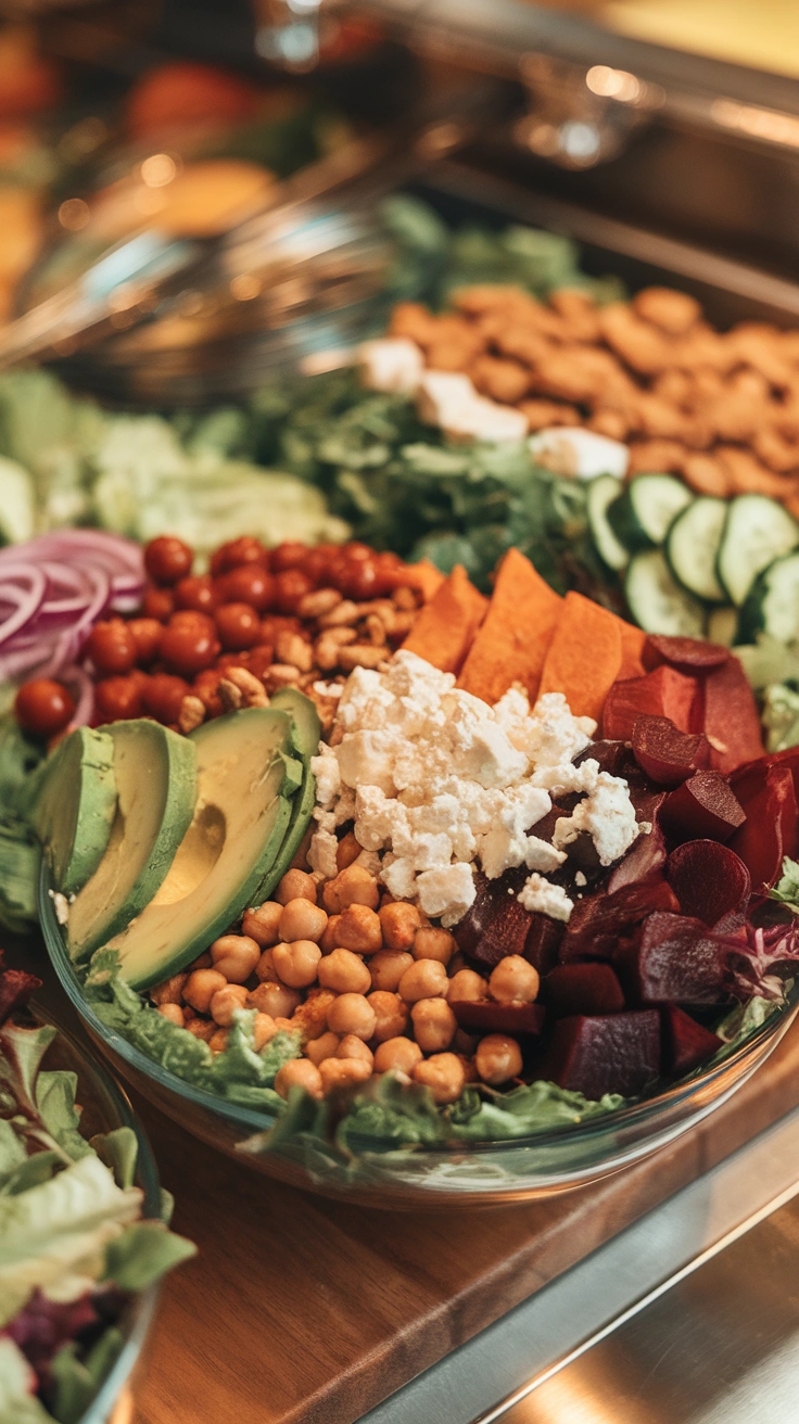 DIY Dinner Salad Bar Board