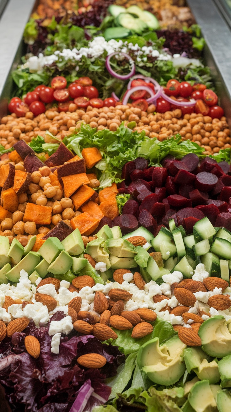 DIY BBQ Salad Bar Spread