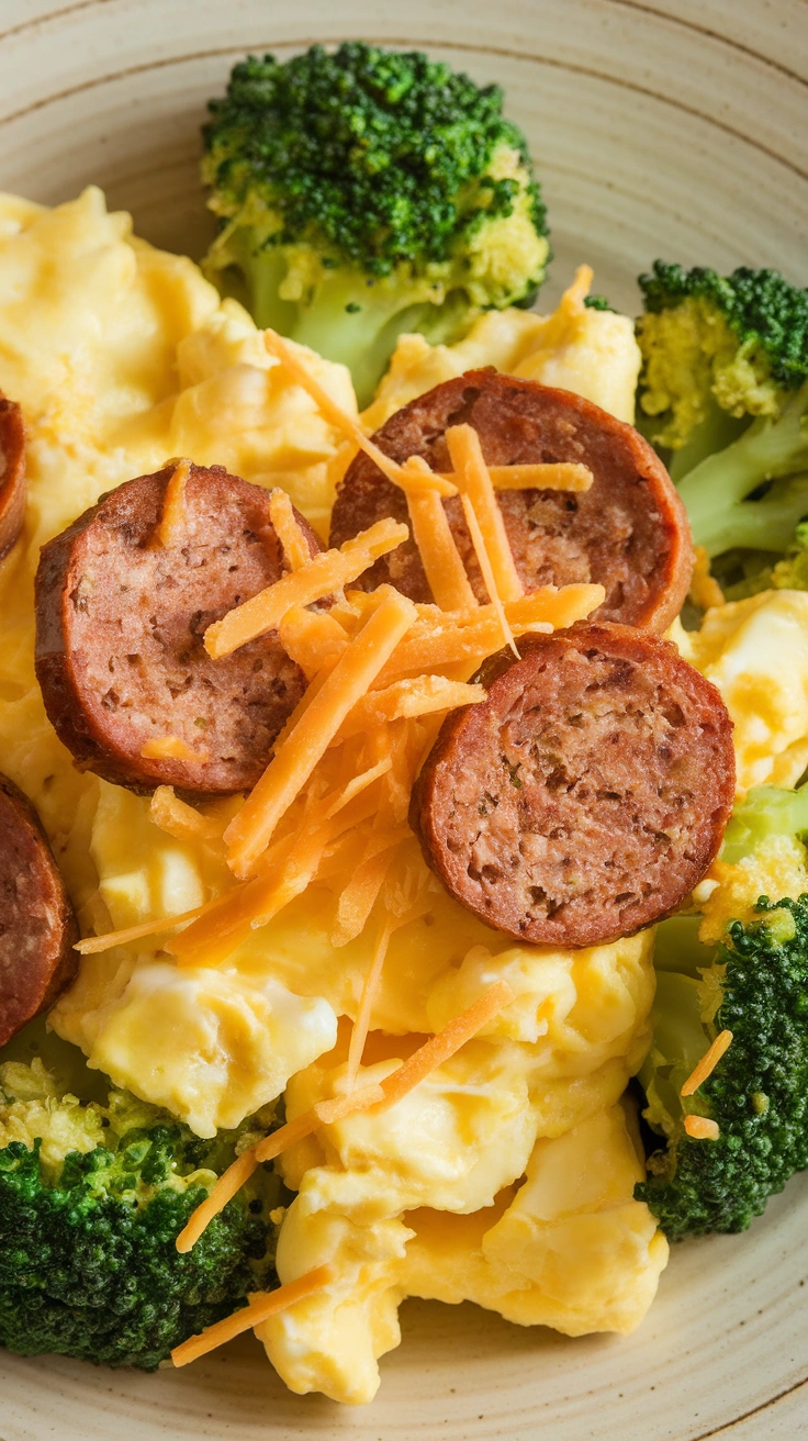 Broccoli and Egg Scramble