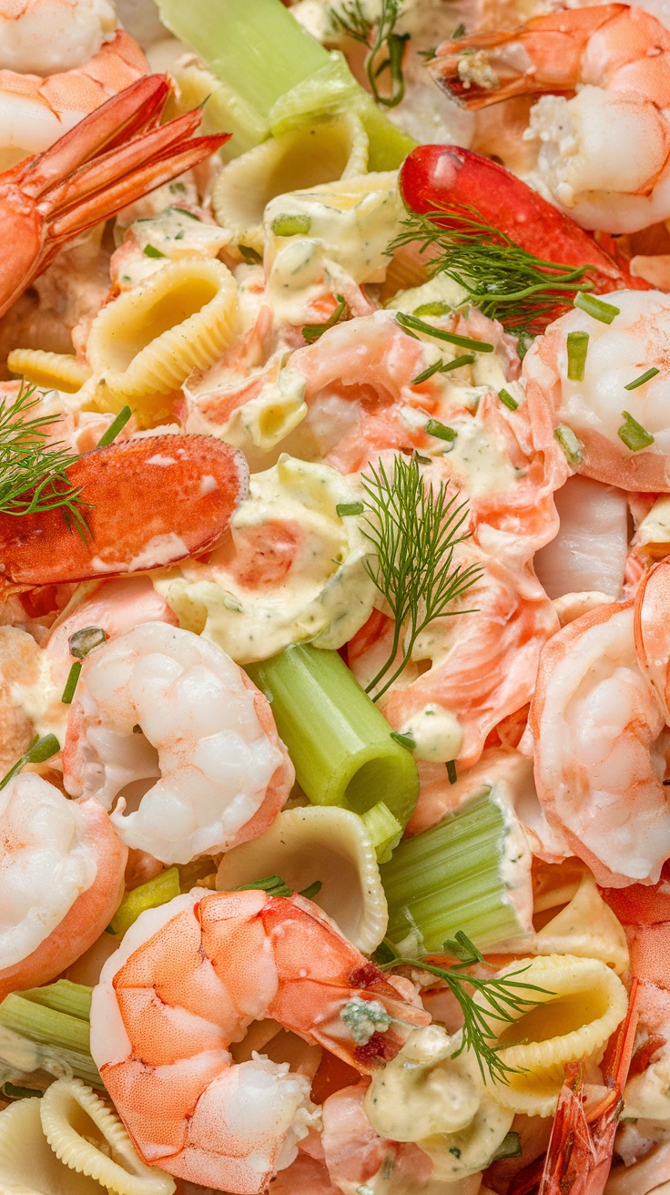 Creamy Seafood Pasta Salad