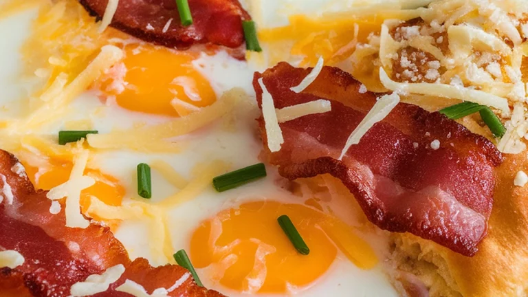 Sheet Pan Breakfast Pizza - Featured