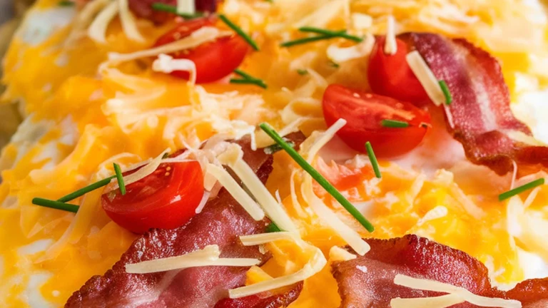 Sheet Pan Breakfast Pizza - Featured