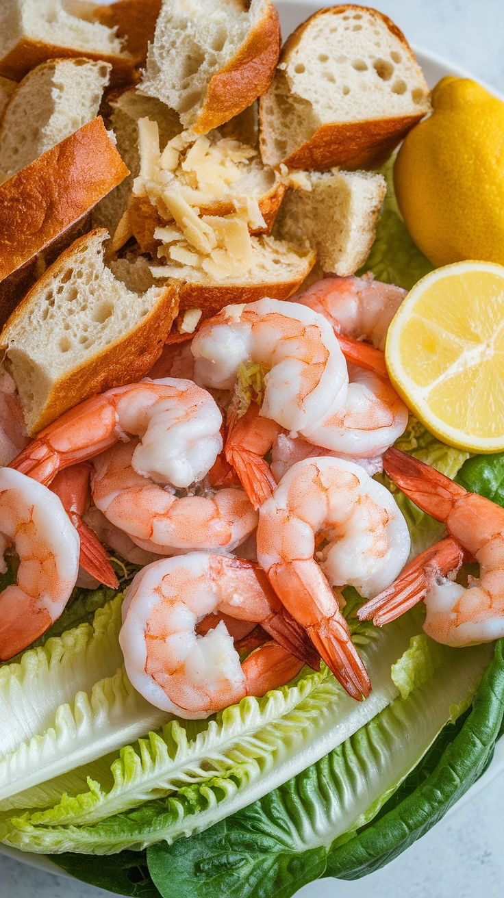 Grilled Shrimp Caesar Salad