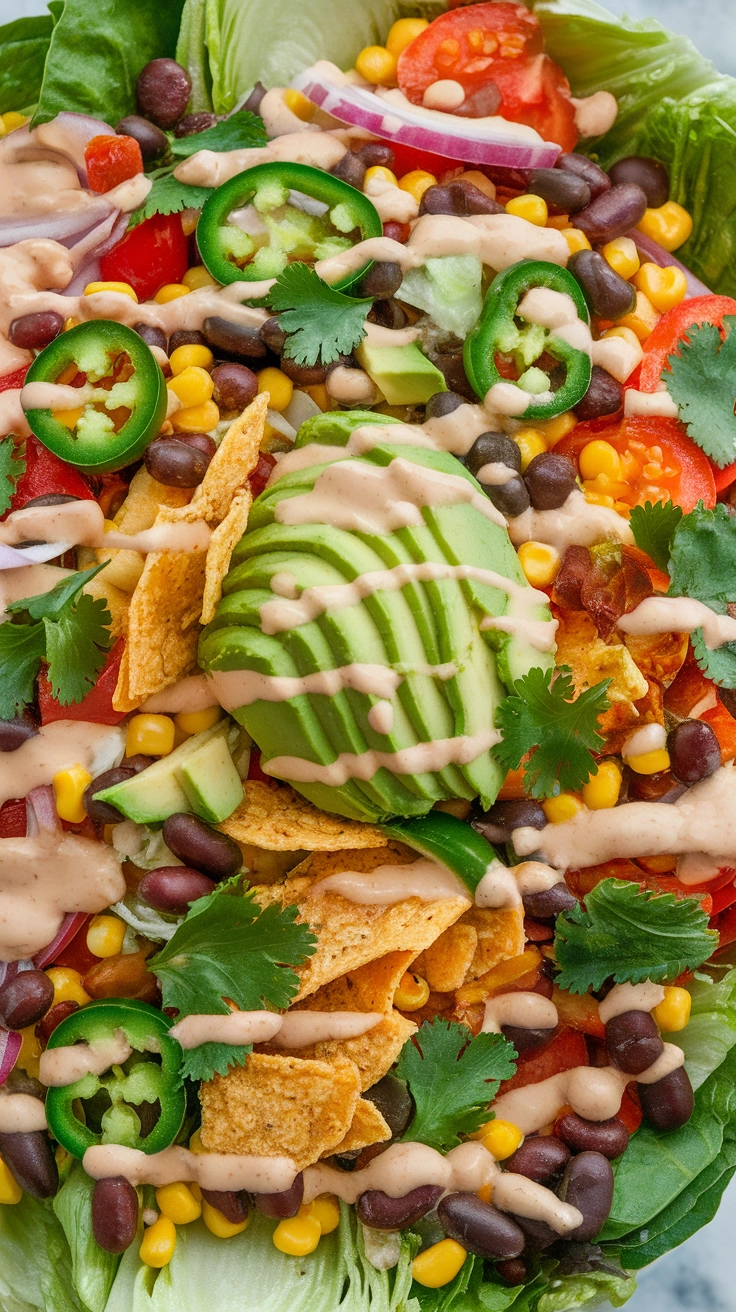 Chopped Southwest Salad with Black Beans