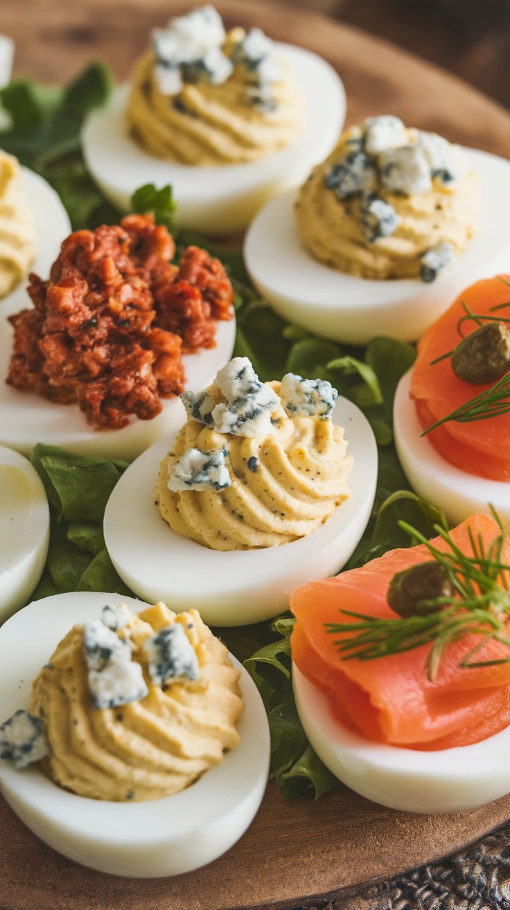 Spicy Deviled Egg Platter