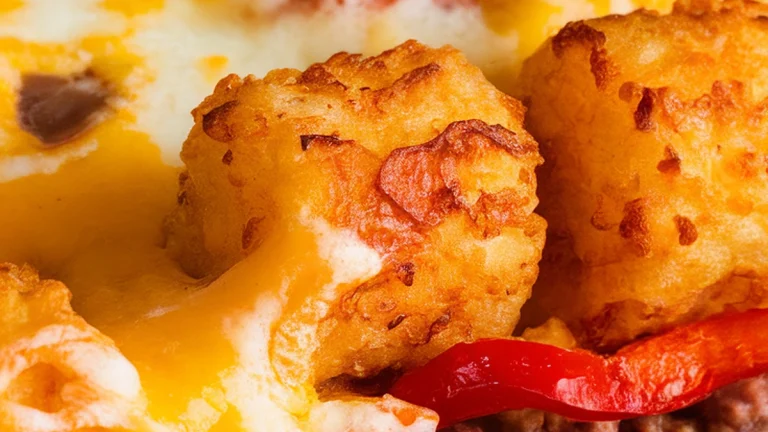 Tater Tot Breakfast Casserole (Sausage Recipe) - Featured